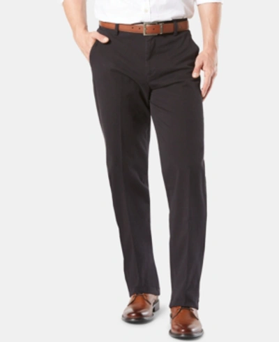 Dockers Men's Big & Tall Workday Classic Fit Smart 360 Flex Stretch Khakis In Black