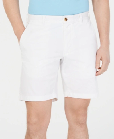 Club Room Men's Regular-fit 7" 4-way Stretch Shorts, Created For Macy's In Bright White