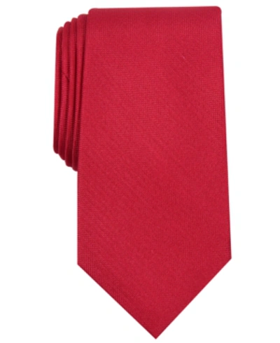 Shop Club Room Men's Solid Tie, Created For Macy's In Red