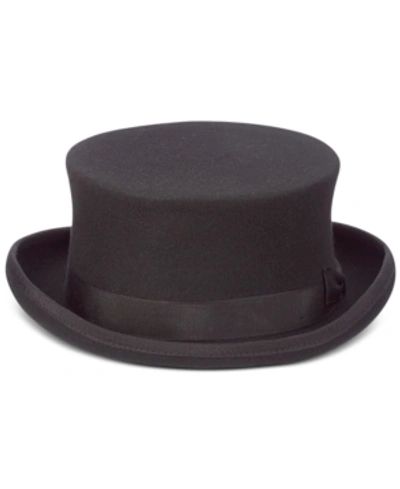 Shop Scala Men's Steam Punk Wool Top Hat In Black
