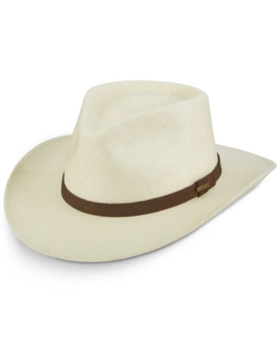 Shop Scala Men's Panama Outback Hat In Natural