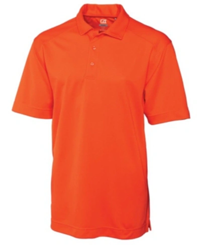 Shop Cutter & Buck Men's Big & Tall Drytec Genre Polo In Orange
