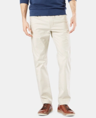 Shop Dockers Men's Jean-cut Supreme Flex Slim Fit Pants, Created For Macy's In Porcelain Khaki