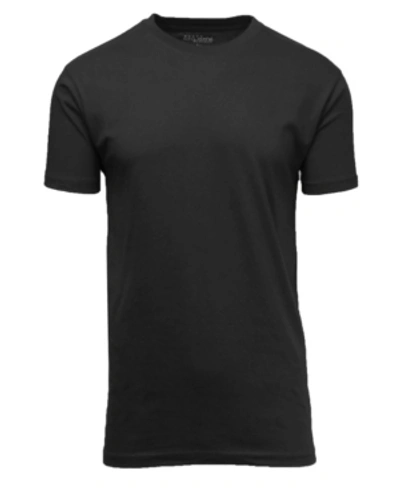 Shop Galaxy By Harvic Men's Crew Neck T-shirt In Black