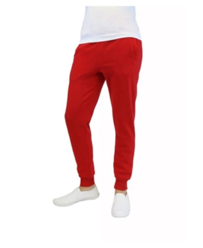 Shop Galaxy By Harvic Men's Slim Fit Jogger Pants In Red