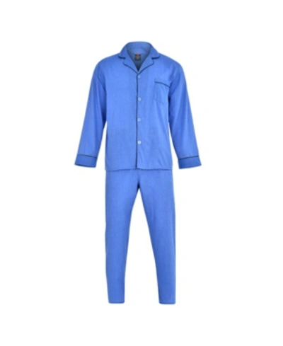 Shop Hanes Platinum Hanes Men's Pajama Set In Medium Blue