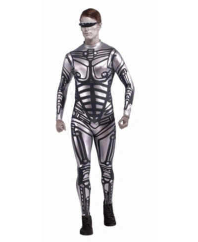Shop Buyseasons Men's Robot Male Adult Costume In Silver