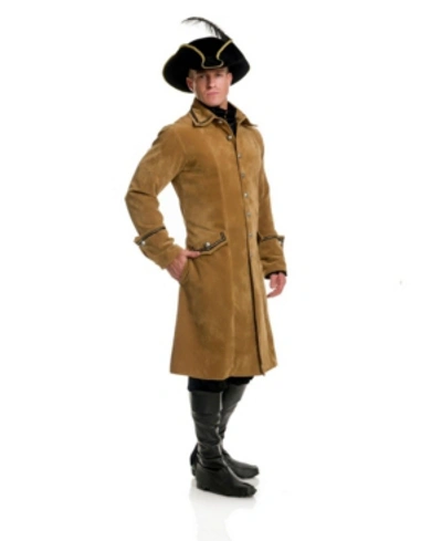 Shop Buyseasons Men's Buccaneer Pirate Jacket In Brown