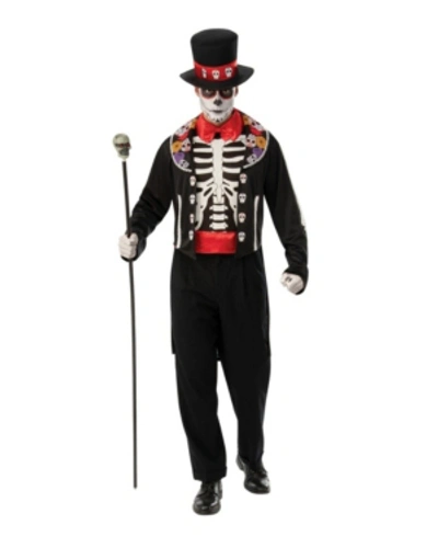 Shop Buyseasons Men's Day Of The Dead Man Adult Costume In Black