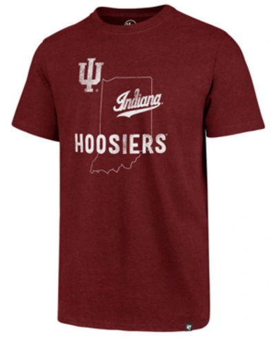 Shop 47 Brand Men's Indiana Hoosiers Regional Landmark T-shirt In Crimson