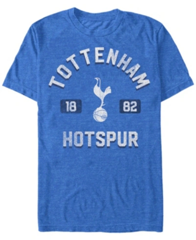 Shop Tottenham Hotspur Football Club Men's Distressed Bird Logo Short Sleeve T-shirt In Royal Heat