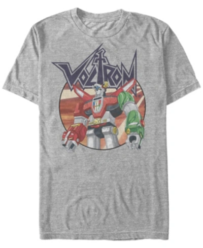 Shop Voltron: Defender Of The Universe Men's Robot Logo Short Sleeve T-shirt In Athletic H