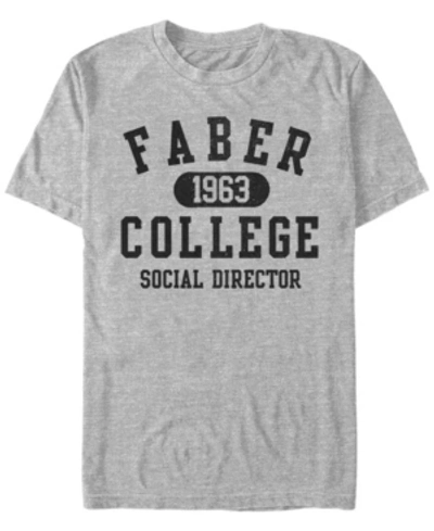 Shop Animal House National Lampoon's Men's Faber College Social Director Short Sleeve T-shirt In Athletic H