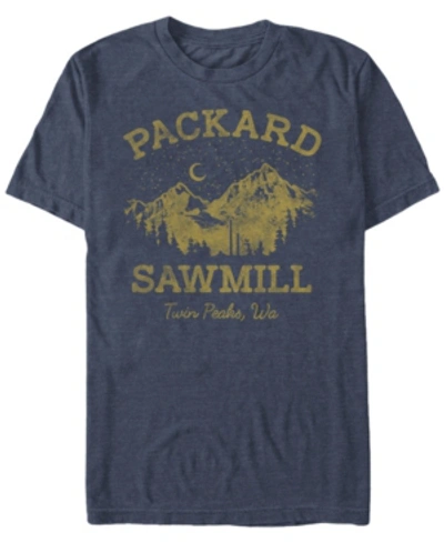 Shop Twin Peaks Men's Packard Sawmill Short Sleeve T-shirt In Navy