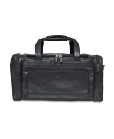 Shop Mancini Buffalo Collection Carry On Duffle Bag In Black