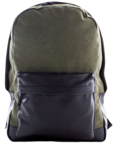Shop Px Men's Canvas Backpack In Olive
