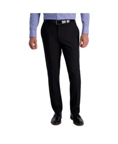 Shop Louis Raphael Stretch Stria Slim Fit Flat Front Suit Separate Pant In Black