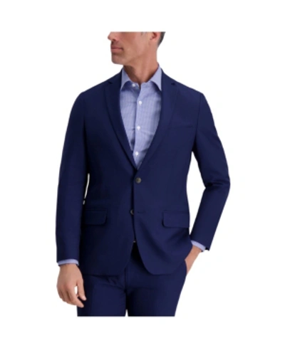 Shop Louis Raphael Stretch Stria Slim Fit Suit Separate Jacket In Midnight