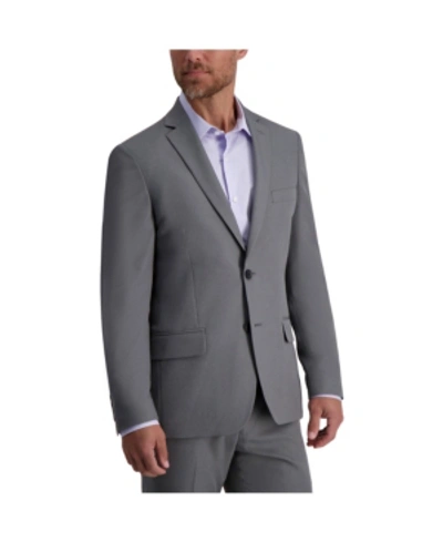 Shop Louis Raphael Stretch Heather Skinny Fit Suit Separate Jacket In Htr Grey