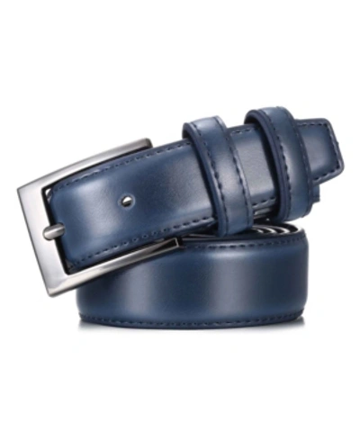 Shop Mio Marino Men's Classy Prong Buckle Belt In Navy