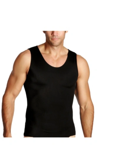 Shop Instaslim Men's Big & Tall Insta Slim Compression Muscle Tank Top In Black