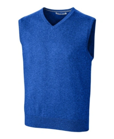 Shop Cutter & Buck Cutter And Buck Men's Big And Tall Lakemont Sweater Vest In Blue
