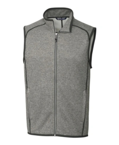 Shop Cutter & Buck Cutter And Buck Men's Big And Tall Mainsail Sweater Vest In Heather Gray