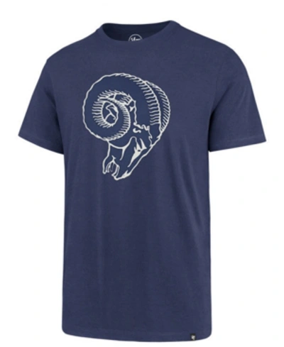 Shop 47 Brand Men's Los Angeles Rams Knockout Fieldhouse T-shirt In Blue
