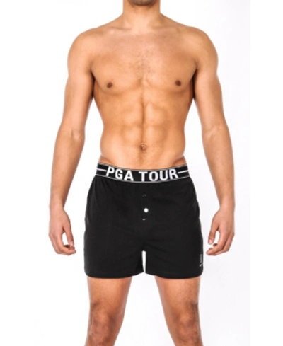 Shop Pga Tour Boxer Short In Black