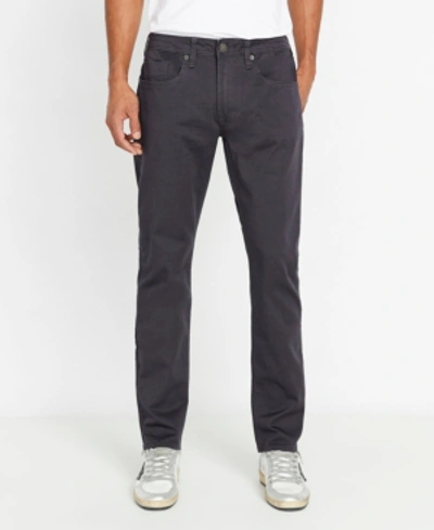 Shop Buffalo David Bitton Men's  Slim Ash Tapered Stretch Jeans In Charcoal