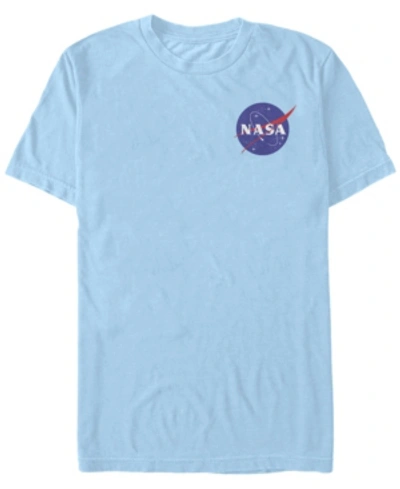 Shop Fifth Sun Nasa Men's Logo Short Sleeve T- Shirt In Baby Blue