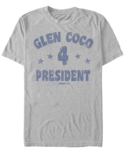 Shop Fifth Sun Men's Glen Coco 4 President Text Short Sleeve T- Shirt In Silver- Tone