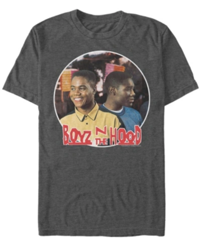 Shop Fifth Sun Boys N The Hood Men's Back To Back Portrait Short Sleeve T- Shirt In Charcoal Heather