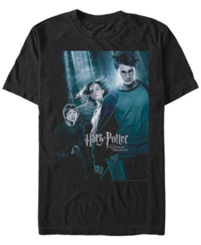 Shop Fifth Sun Harry Potter Men's Prisoner Of Azkaban Forest Poster Short Sleeve T-shirt In Black