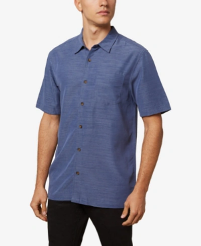 Shop O'neill Men's Shadowvale Button-up Shirt In Pacific