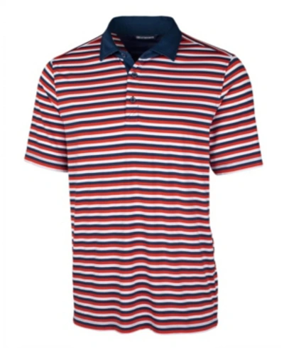 Shop Cutter & Buck Men's Forge Multi Stripe Polo Shirt In Red