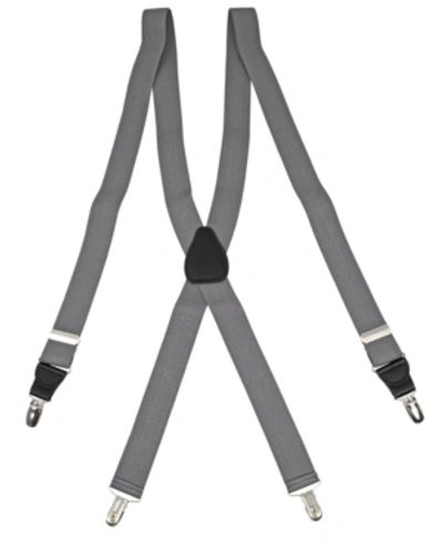 Shop Status Men's Drop-clip Suspenders In Gray