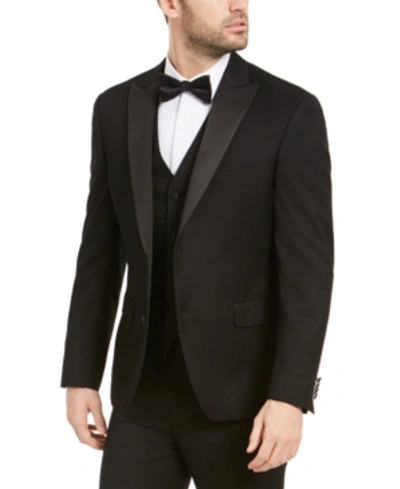 Shop Alfani Men's Slim-fit Stretch Black Tuxedo Jacket, Created For Macy's