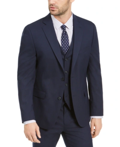 Shop Alfani Men's Slim-fit Stretch Solid Suit Jacket, Created For Macy's In Navy