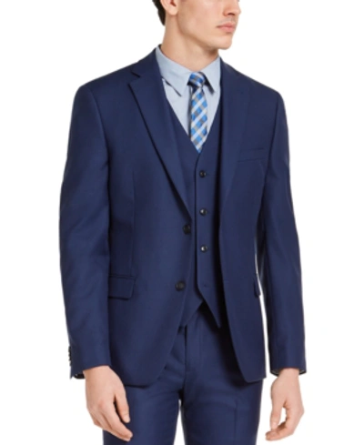 Shop Alfani Men's Slim-fit Stretch Solid Suit Jacket, Created For Macy's In Blue
