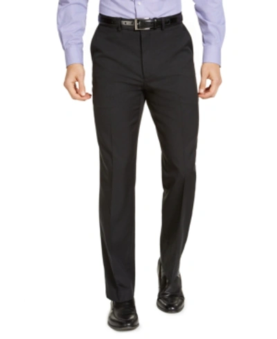 Shop Dockers Men's Classic-fit Non-iron Solid Dress Pants, Created For Macy's In Black