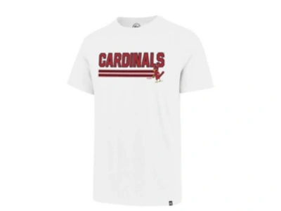 Shop 47 Brand Men's St. Louis Cardinals Line Drive T-shirt In White