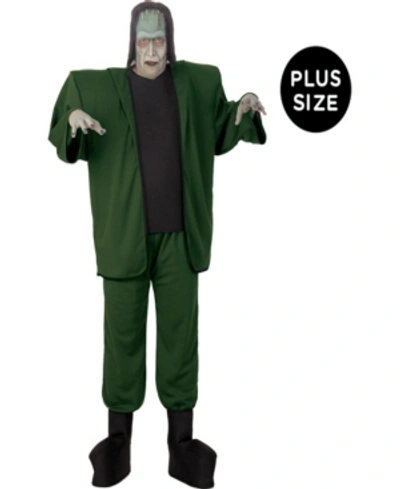 Shop Buyseasons Men's Universal Studios Monsters Frankenstein Plus Costume In Black