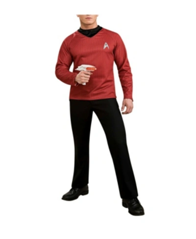 Shop Buyseasons Buyseason Men's Star Trek Deluxe Scotty Costume In Red