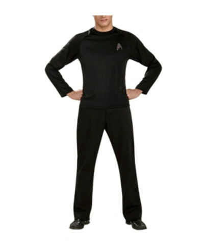 Shop Buyseasons Buyseason Men's Star Trek Off Duty Uniform Costume In Black