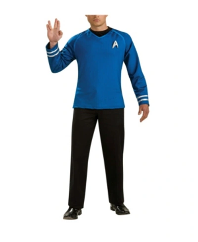 Shop Buyseasons Buyseason Men's Star Trek Grand Heritage Spock Costume In Blue