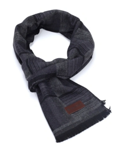 Shop Mio Marino Men's Designer Winter Scarves In Gray