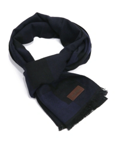 Shop Mio Marino Men's Designer Winter Scarves In Navy