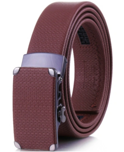 Shop Mio Marino Men's Casual Designer Ratchet Belts In Rust