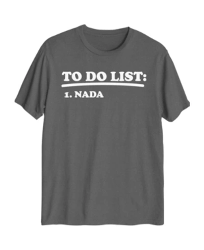 Shop Hybrid Men's Nada Graphic T-shirt In Charcoal Heather